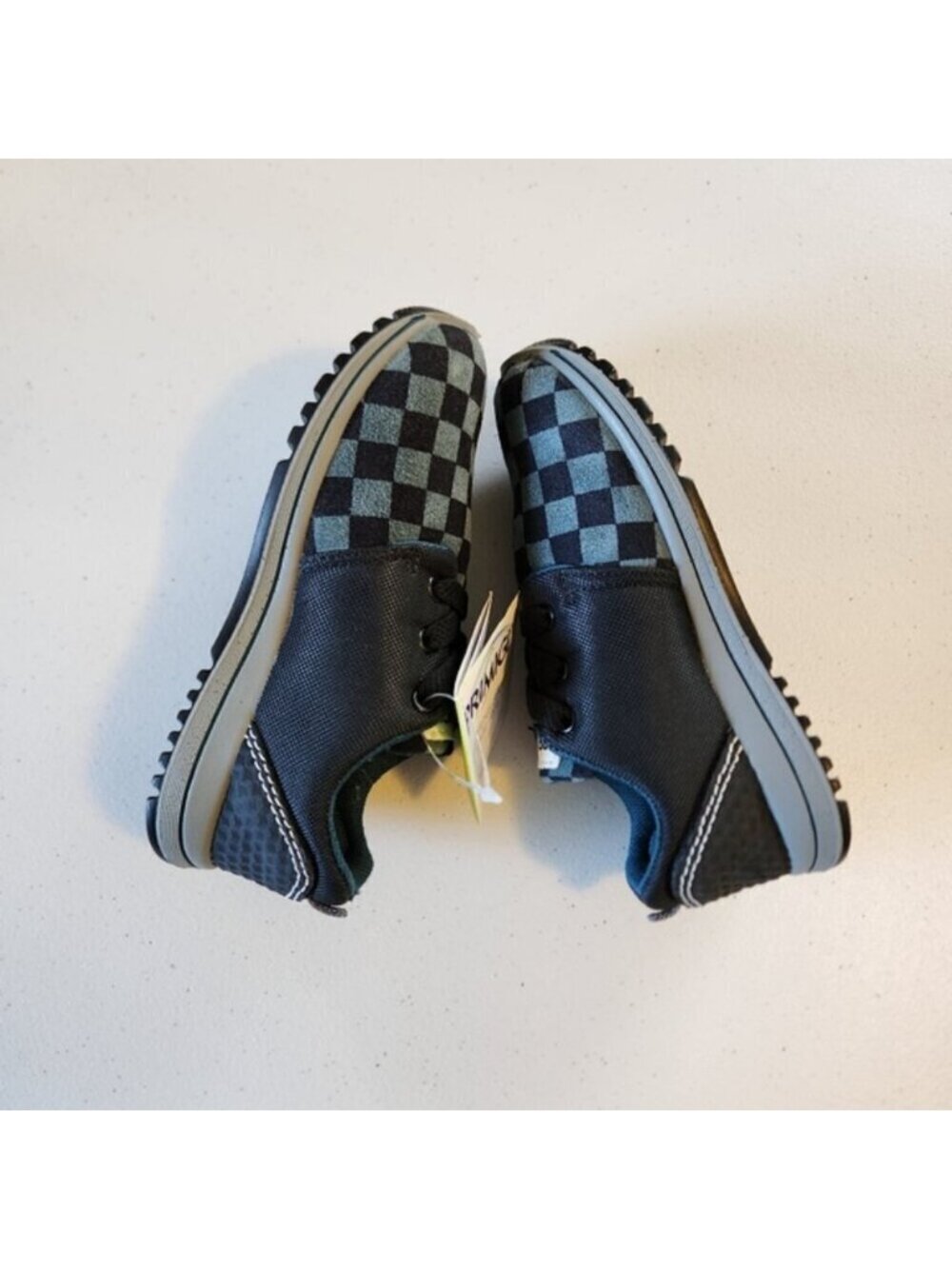 Primigi Boys Blue Checkered Star Sneakers Running Shoes Kids Size 25 8.5 new - Picture 6 of 9